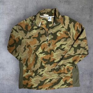 Y2K Starter Camo‎ zip up sweater large